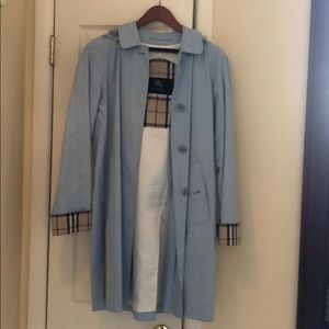 Burberry raincoat with hood